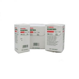 Gasas N-Esteril 8 Capas 17 Hilos 20x15 cm 100 Unidades