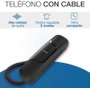 Alcatel T06 Teléfono analógico con cable Negro