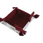 DKD Home Decor Cesta de Algodón Árboles Verde, Blanco, Rojo y Beige