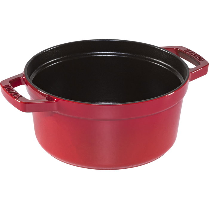 Staub La Cocotte 20cm Redonda, Cereza, Hierro Fundido