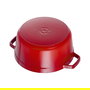 Staub La Cocotte Hierro Fundido Redonda Cereza 20 cm