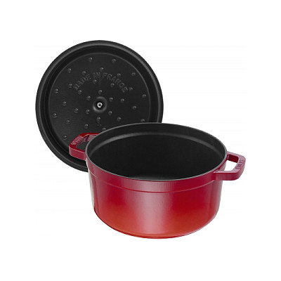 Staub La Cocotte Hierro Fundido Redonda Cereza 20 cm