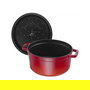 Staub La Cocotte Hierro Fundido Redonda Cereza 20 cm
