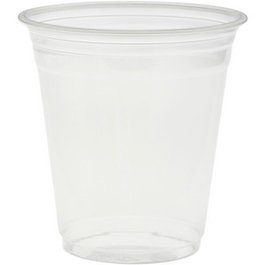 Duni Crystal Vaso 2 Desechable, 9.8 cm de Diámetro x 11 cm de Alto, 41 cl, Transparente (800u)
