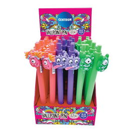 Boligrafo Centrum Fancy Monster Expositor De 36 (Tinta Azul)