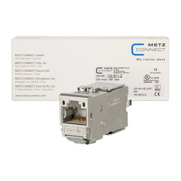 METZ CONNECT 130B11-Z C6Amodul 180 Jack RJ-45 Cat6a Hembra VPE 12