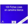 Mariola Fichas de Cartulina Lisa Blanca 215x160mm 180gr