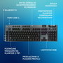 Logitech G915 X Tactile Teclado Inalámbrico Mecánico Gaming RGB Layout Polaco Negro