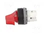 ABB Interruptor Rotativo M3S de 22mm, 3 Posiciones, Rojo