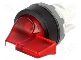 ABB Interruptor Rotativo M3S de 22mm, 3 Posiciones, Rojo