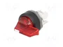 ABB Interruptor Rotativo M3S de 22mm, 3 Posiciones, Rojo