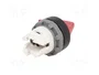 ABB Interruptor Rotativo M3S de 22mm, 3 Posiciones, Rojo