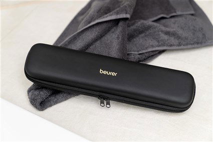 Beurer Plancha de Cabello HS-100 con Función Iónica, Calentamiento Rápido 12s, para Alisar y Ondular, Estilo Profesional