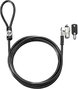 HP Cable Antirrobo con Llave Maestra Negro 1,83m T1A63AA