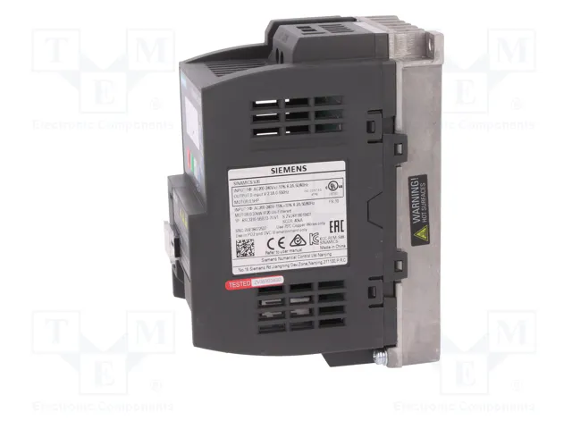 SIEMENS SINAMICS V20 6SL3210-5BB13-7UV1 Inversor Monofásico