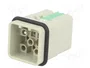 HARTING Han Q12-M-QL Plantilla de contacto macho HDC
