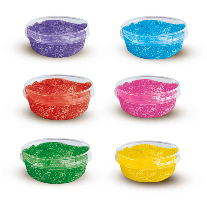 Ses Creative SES8710341003845 Glitter gouache (6x45ml) Colores Brillantes Opacos Envase Práctico