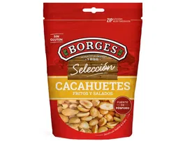 Borges Cacahuete Frito Salado Snack Bolsa 100 g