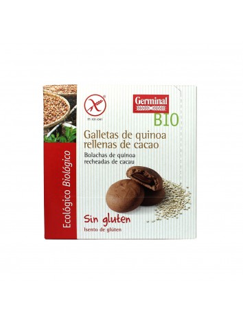 Germinal Galletas de Quinoa Rellenas de Cacao Sin Gluten