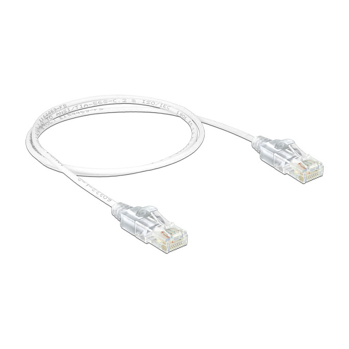 DeLOCK Cable RJ45 Cat.6 UTP Slim 1 m Blanco DeLOCK Cable RJ45 Cat.6 UTP Slim 1 m Blanco