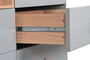 DKD Home Decor Cómoda 120 x 75 x 40 cm Gris Natural 5 Cajones
