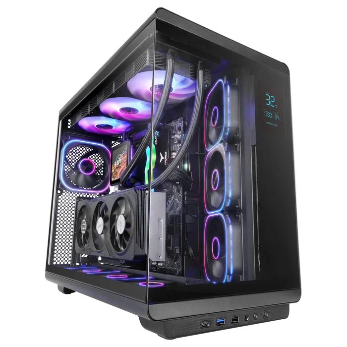 Mars Gaming MC-REVPRO Semitorre ATX con Pantalla LCD de 4,3 Pulgadas y Cristal Templado Negra Mars Gaming MC-REVPRO Semitorre ATX con Pantalla LCD de 4,3 Pulgadas y Cristal Templado Negra