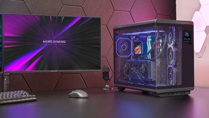 Mars Gaming MC-REVPRO Semitorre ATX con Pantalla LCD de 4,3 Pulgadas y Cristal Templado Negra Mars Gaming MC-REVPRO Semitorre ATX con Pantalla LCD de 4,3 Pulgadas y Cristal Templado Negra