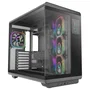 Mars Gaming MC-REVPRO Semitorre ATX con Pantalla LCD de 4,3 Pulgadas y Cristal Templado Negra