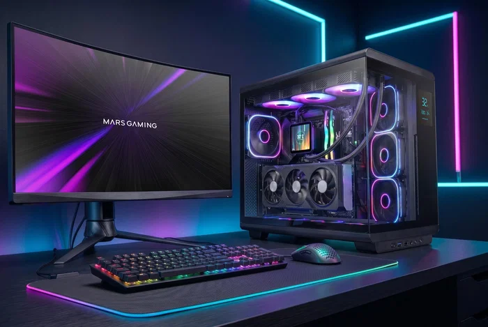 Mars Gaming MC-REVPRO Semitorre ATX con Pantalla LCD de 4,3 Pulgadas y Cristal Templado Negra Mars Gaming MC-REVPRO Semitorre ATX con Pantalla LCD de 4,3 Pulgadas y Cristal Templado Negra