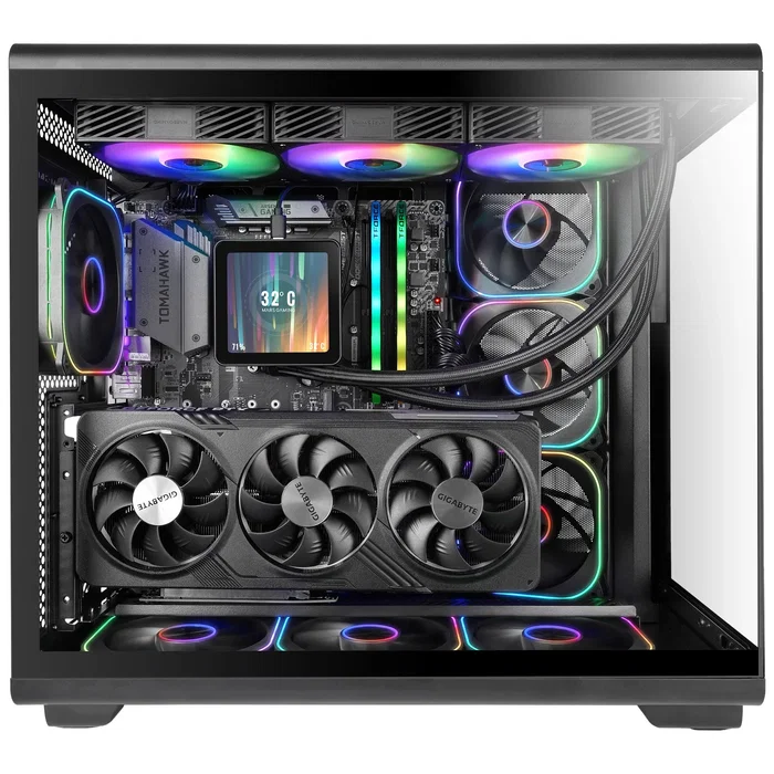Mars Gaming MC-REVPRO Semitorre ATX con Pantalla LCD de 4,3 Pulgadas y Cristal Templado Negra Mars Gaming MC-REVPRO Semitorre ATX con Pantalla LCD de 4,3 Pulgadas y Cristal Templado Negra