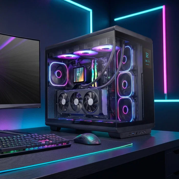 Mars Gaming MC-REVPRO Semitorre ATX con Pantalla LCD de 4,3 Pulgadas y Cristal Templado Negra Mars Gaming MC-REVPRO Semitorre ATX con Pantalla LCD de 4,3 Pulgadas y Cristal Templado Negra