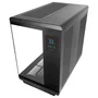Mars Gaming MC-REVPRO Semitorre ATX con Pantalla LCD de 4,3 Pulgadas y Cristal Templado Negra