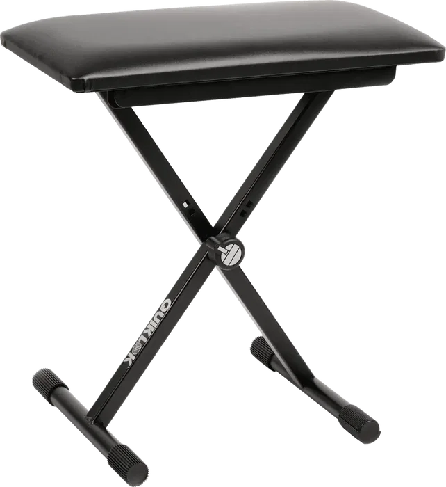 QUIKLOK Banqueta Piano X "Basic" Compact Quiklok Altura Ajustable Imitación Cuero Negra Plegable QUIKLOK Banqueta Piano X "Basic" Compact Quiklok Altura Ajustable Imitación Cuero Negra Plegable
