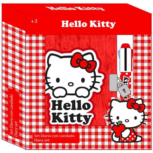 Safta Set de Diario con Candado y Bolígrafo Hello Kitty
