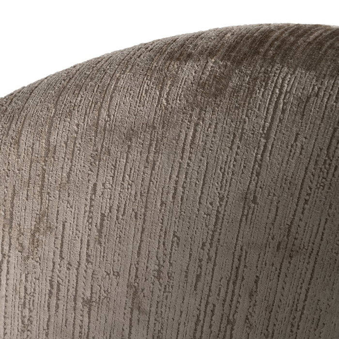 Silla Taupe Tejido-Metal Contract 58 X 60 X 80,50 cm (Set de 2)