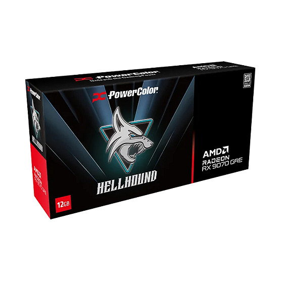 PowerColor Hellhound AMD Radeon RX 9070 GRE 12GB GDDR6 Tarjeta Gráfica PowerColor Hellhound AMD Radeon RX 9070 GRE 12GB GDDR6 Tarjeta Gráfica