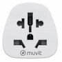 Muvit Enchufe Universal For Change MCADP0007 Blanco