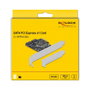 DeLOCK 90431 Tarjeta de 2 puertos SATA PCIe x1 Low Profile