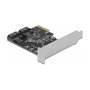 DeLOCK 90431 Tarjeta de 2 puertos SATA PCIe x1 Low Profile