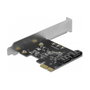 DeLOCK 90431 Tarjeta de 2 puertos SATA PCIe x1 Low Profile