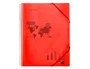 Liderpapel Carpeta Escaparate con Espiral y Gomilla, 80 Fundas, Polipropileno, Din A4, Rojo