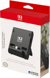 Hori PlayStand Soporte Plegable con USB para Nintendo Switch, Negro