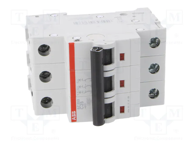 ABB SZ203-C25 Interruptor magnetotérmico 25A 3 polos ABB SZ203-C25 Interruptor magnetotérmico 25A 3 polos