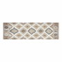 Croma Collection Alfombra vinílica estampada kilim grises, 60 x 200 cm