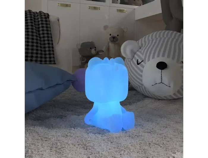 Wondee Dino Light Lámpara de Silicona Recargable USB Luz Nocturna Infantil