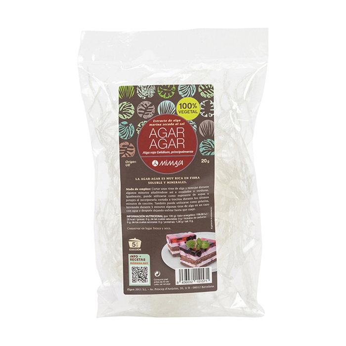 MIMASA Alga Agar Agar tiras 20g