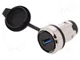 SIEMENS Conector hembra USB 3.0 A/A SIRIUS ACT 22mm