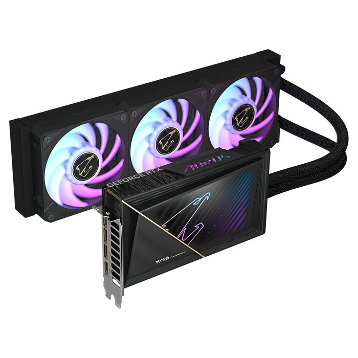 Gigabyte Aorus GeForce RTX 5080 Xtreme WATERFORCE 16G GDDR7 16GB Tarjeta Gráfica - 3 Ventiladores, PCIe 5.0, OC, NVIDIA DLSS 4