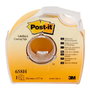 Post-it Cinta adhesiva para ocultar y etiquetar 25,4 mm x 17,7 m con dispensador