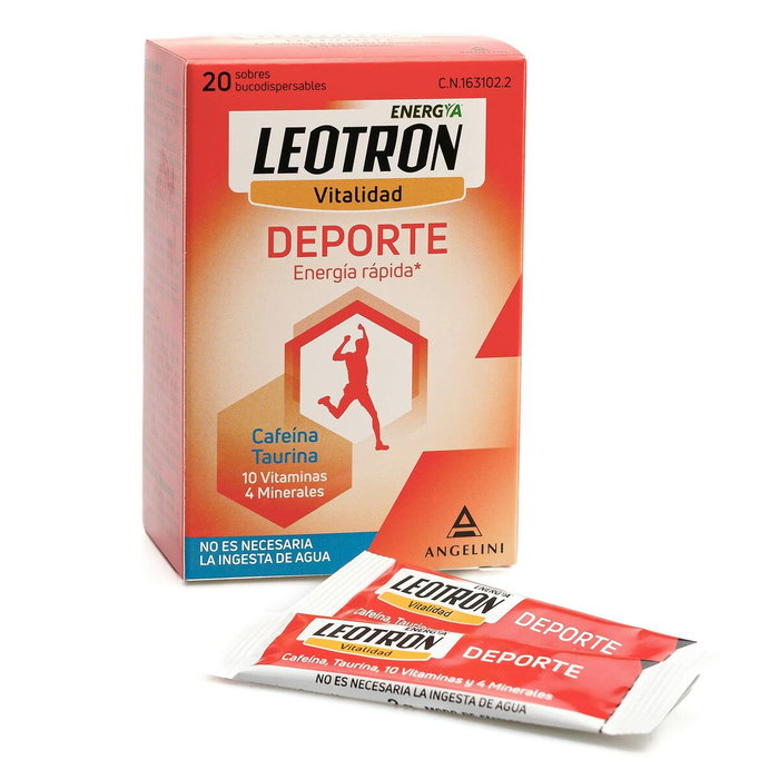 Leotron Deporte - 20 Sobres Bucodispersables Sabor Naranja